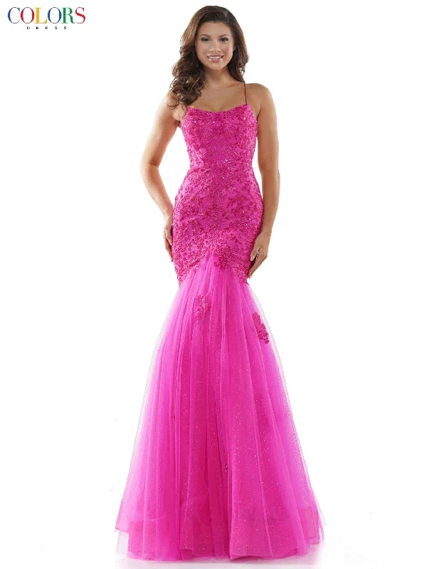 Colors 2490 Colors Long Formal Mermaid Prom Dress