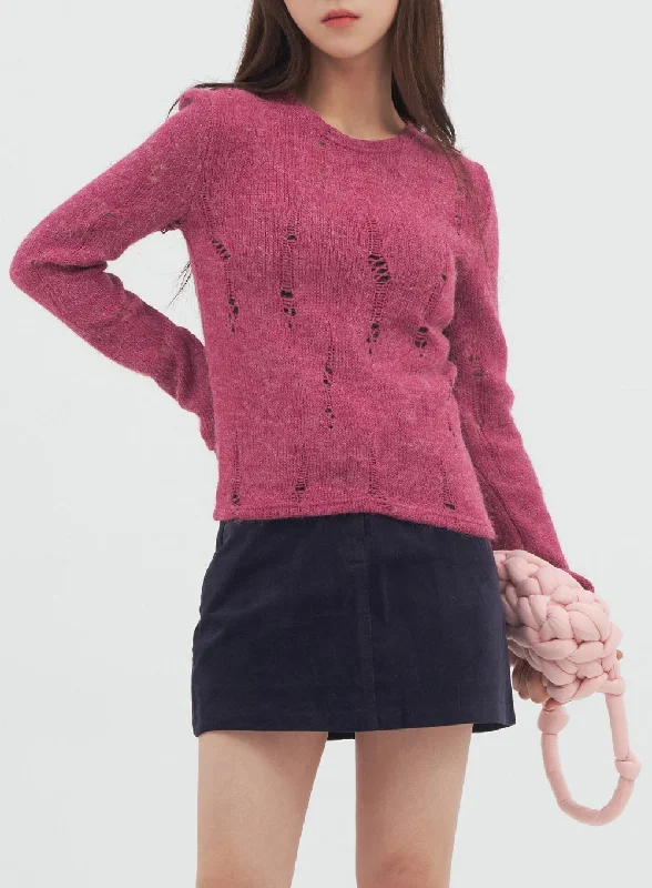 Destroyed Knit Pullover N2