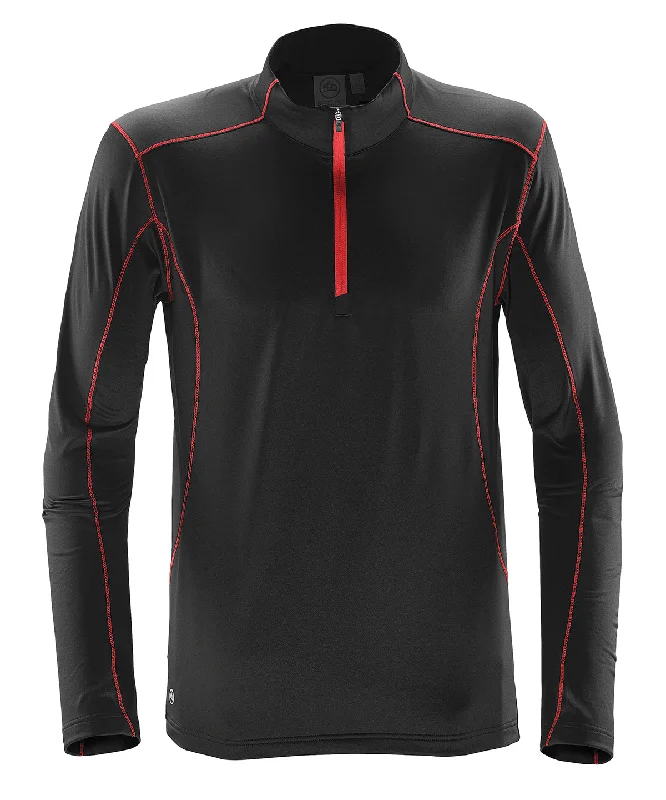 Black/Red - Pulse fleece pullover