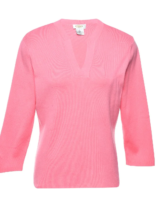 Talbots Pale Pink Jumper - M