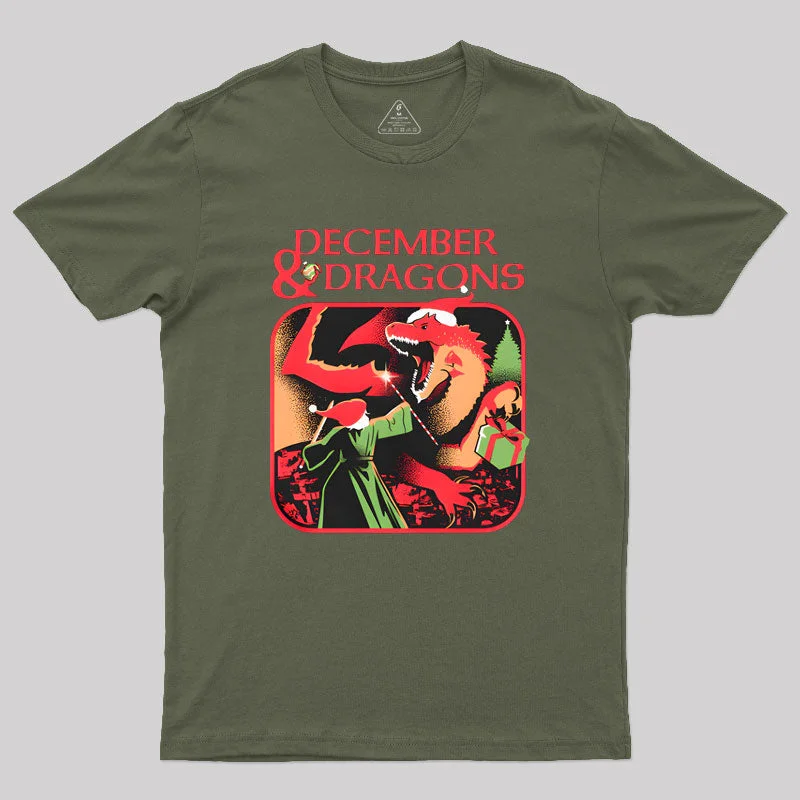 December & Dragons Geek T-Shirt