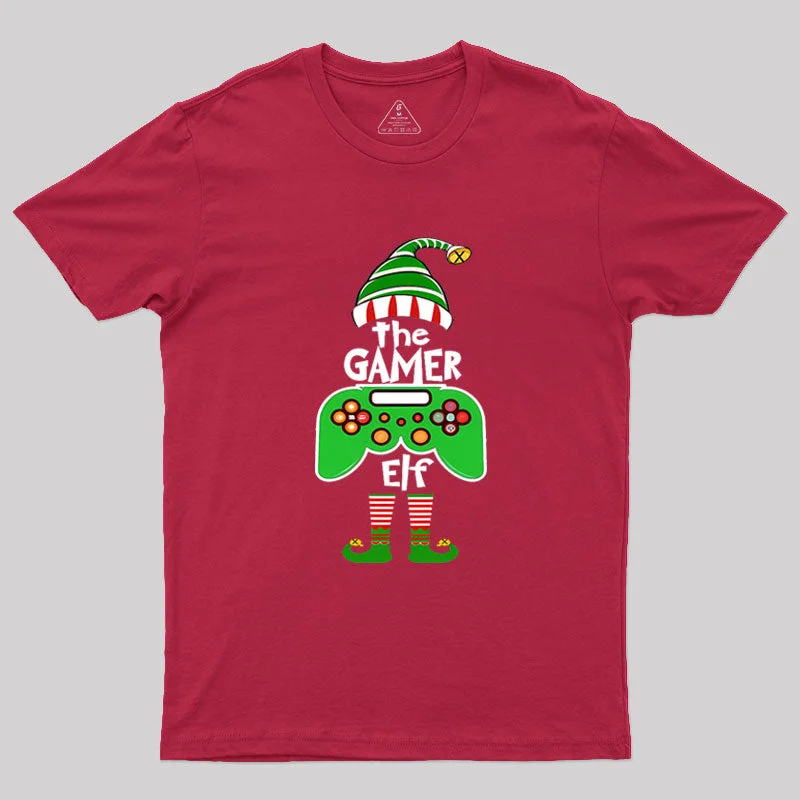 Gamer Elf Matching Family Group Geek T-Shirt