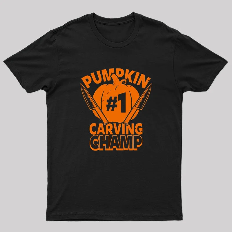 Pumpkin Carving Champ T-Shirt