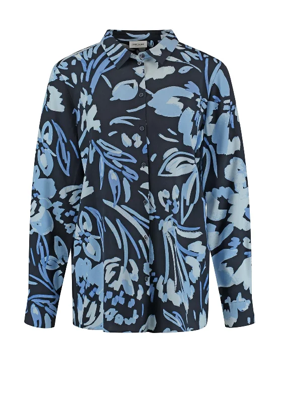 Gerry Weber Floral Print Shirt, Ocean Wonders