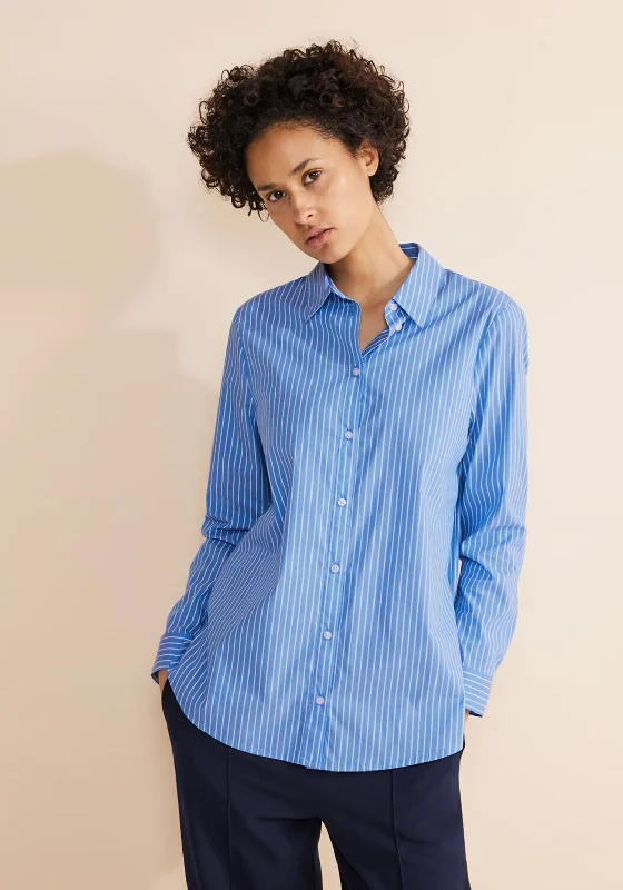 Street One Striped Shirt, Light Spring Blue