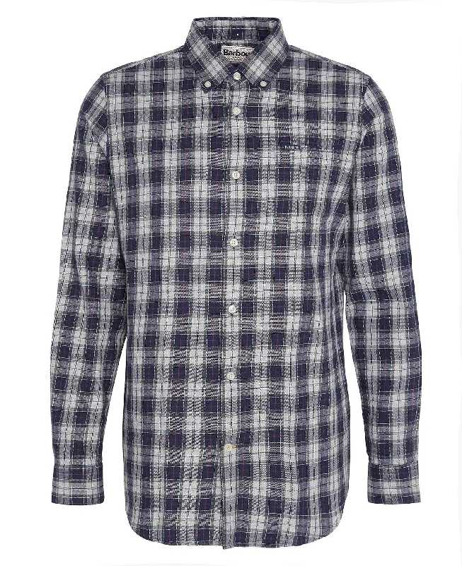 Lanark Tartan Tailored Shirt (Blue Granite)