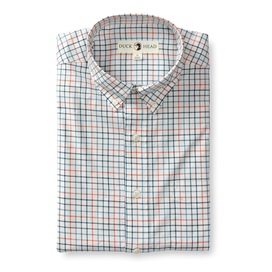 Joyner Plaid Shirt (Mirror Lake Blue)