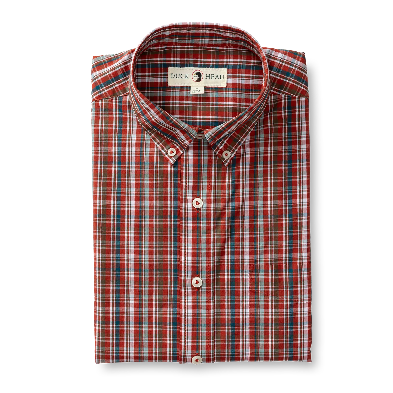 Watkins Plaid Shirt (Red Ochre)