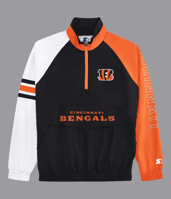 Cincinnati Bengals Elite Half Zip Pullover