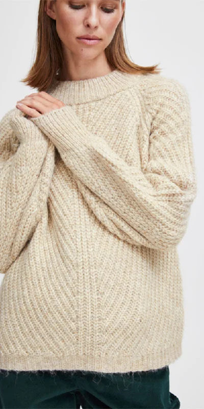 B.Young Oksana Pullover, oatmeal