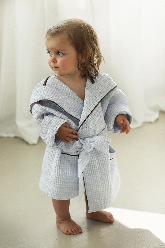 Waffle cotton robe